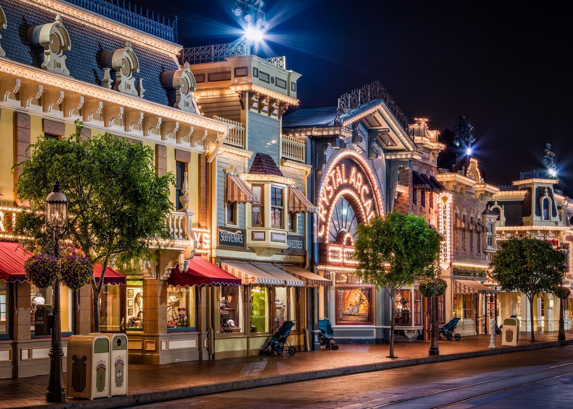 hauptstraße der usa disneyland anaheim kalifornien straße