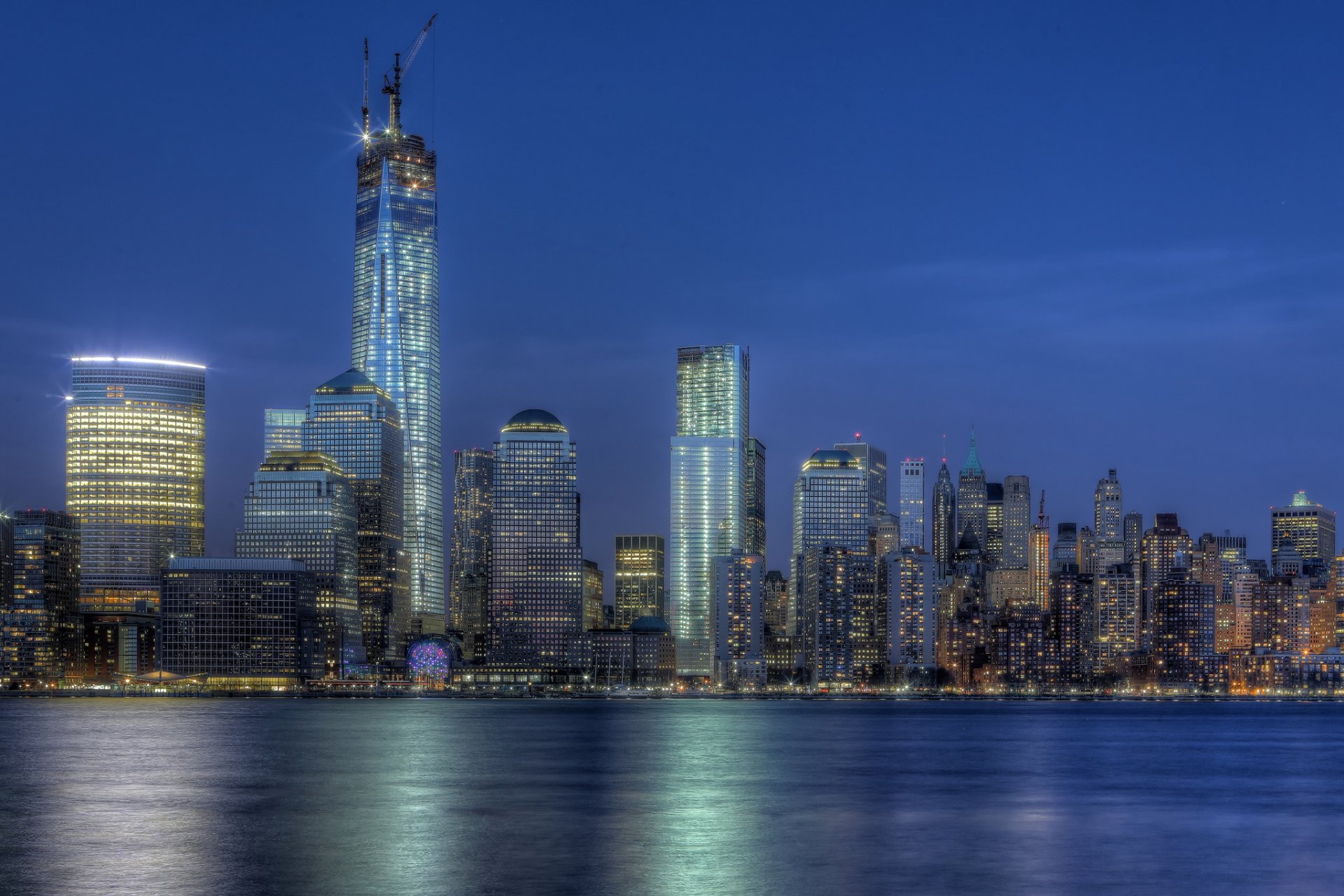 one world trade center new york city freedom tower manhattan 1 cmt 1 world trade center gebäude nachtstadt
