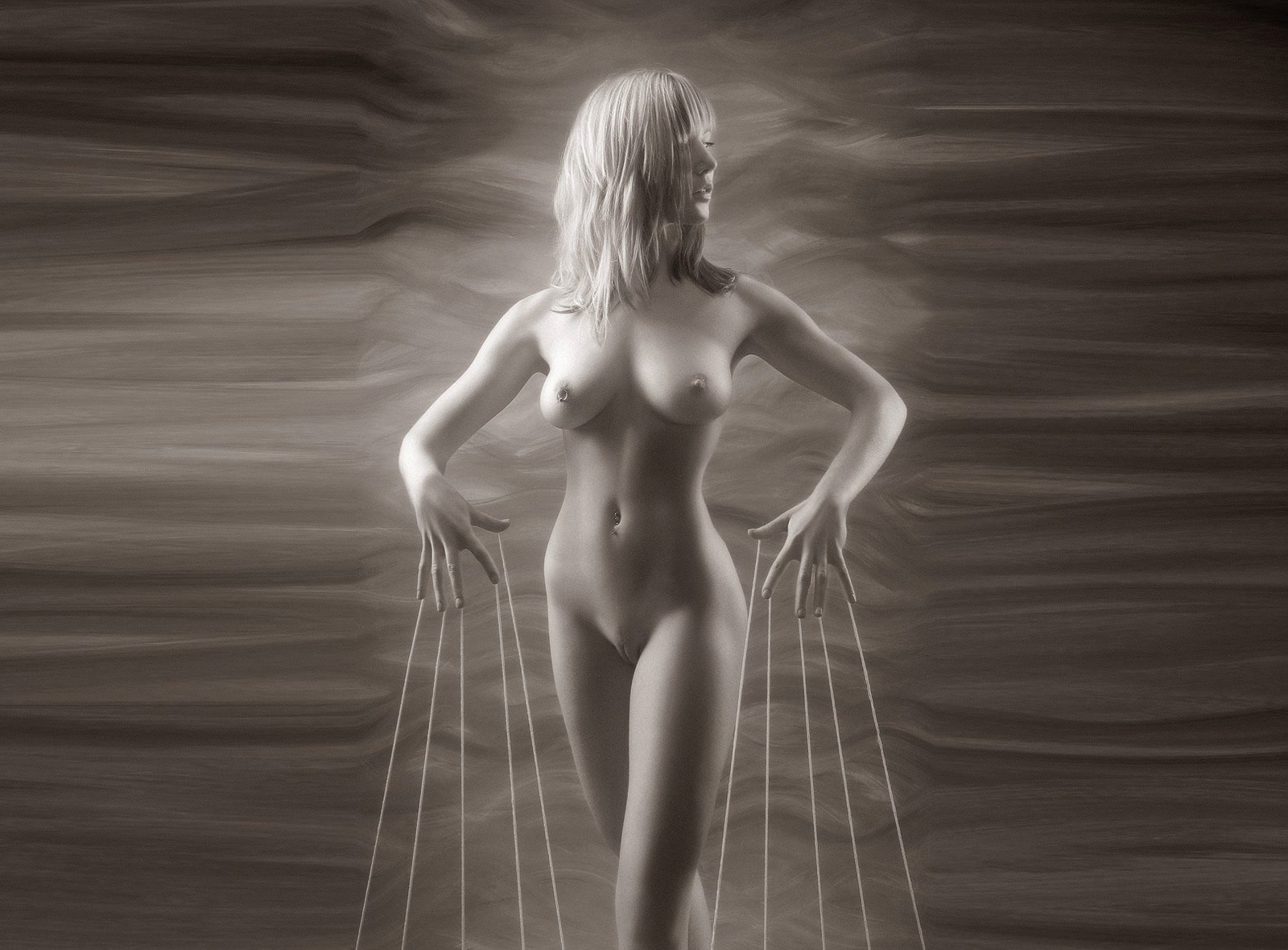 brust hintergrund blond