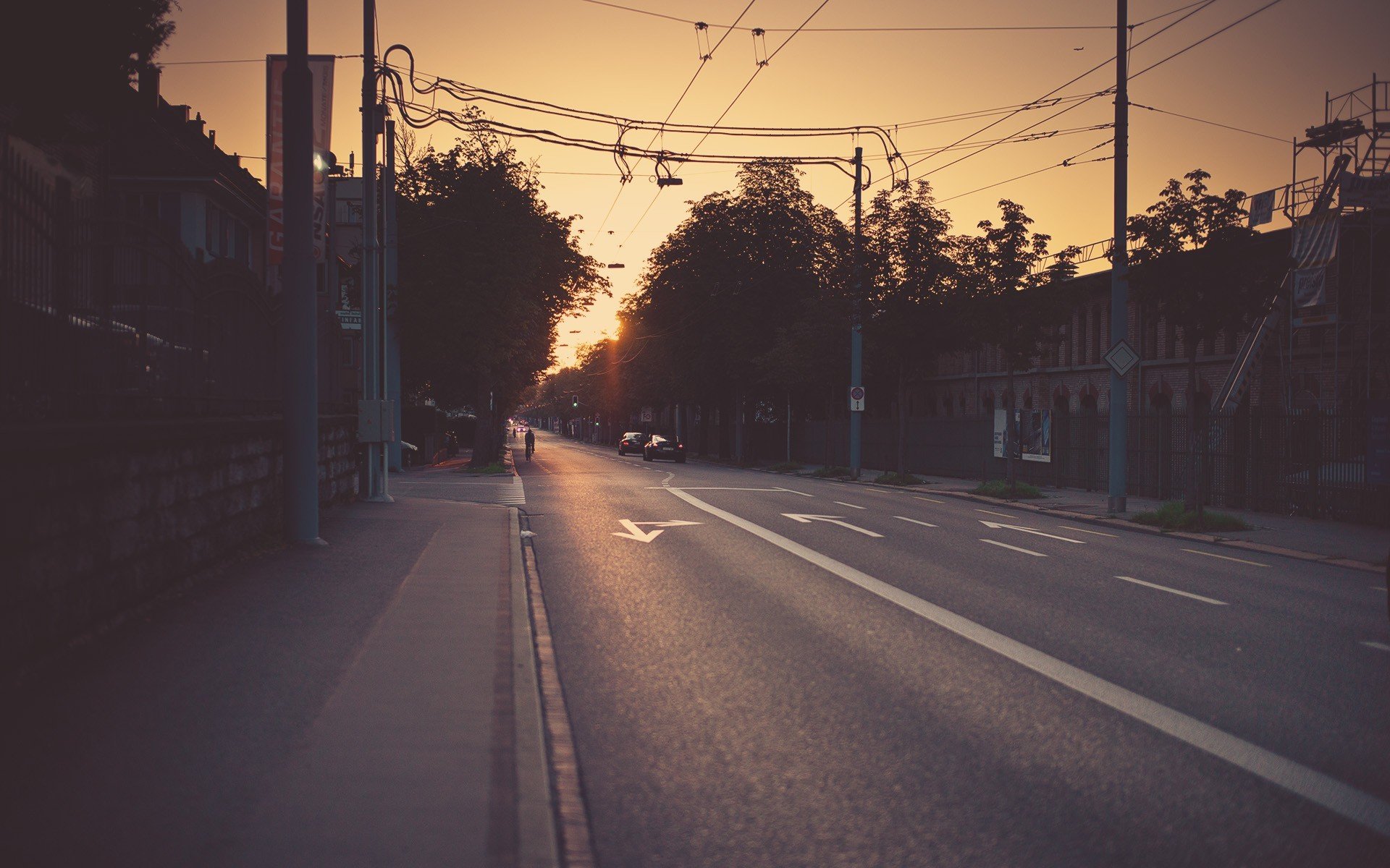 straße straße foto abend