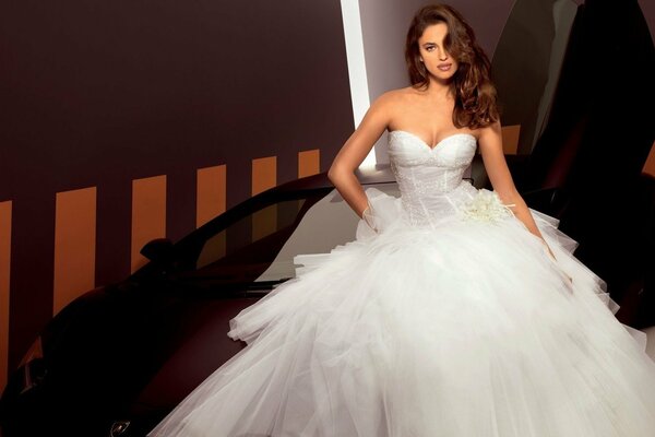 Irina shayk im hochzeitskleid