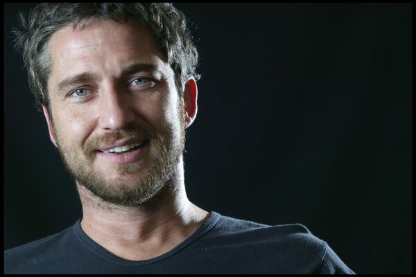 Gelungenes Foto von Schauspieler Gerard Butler