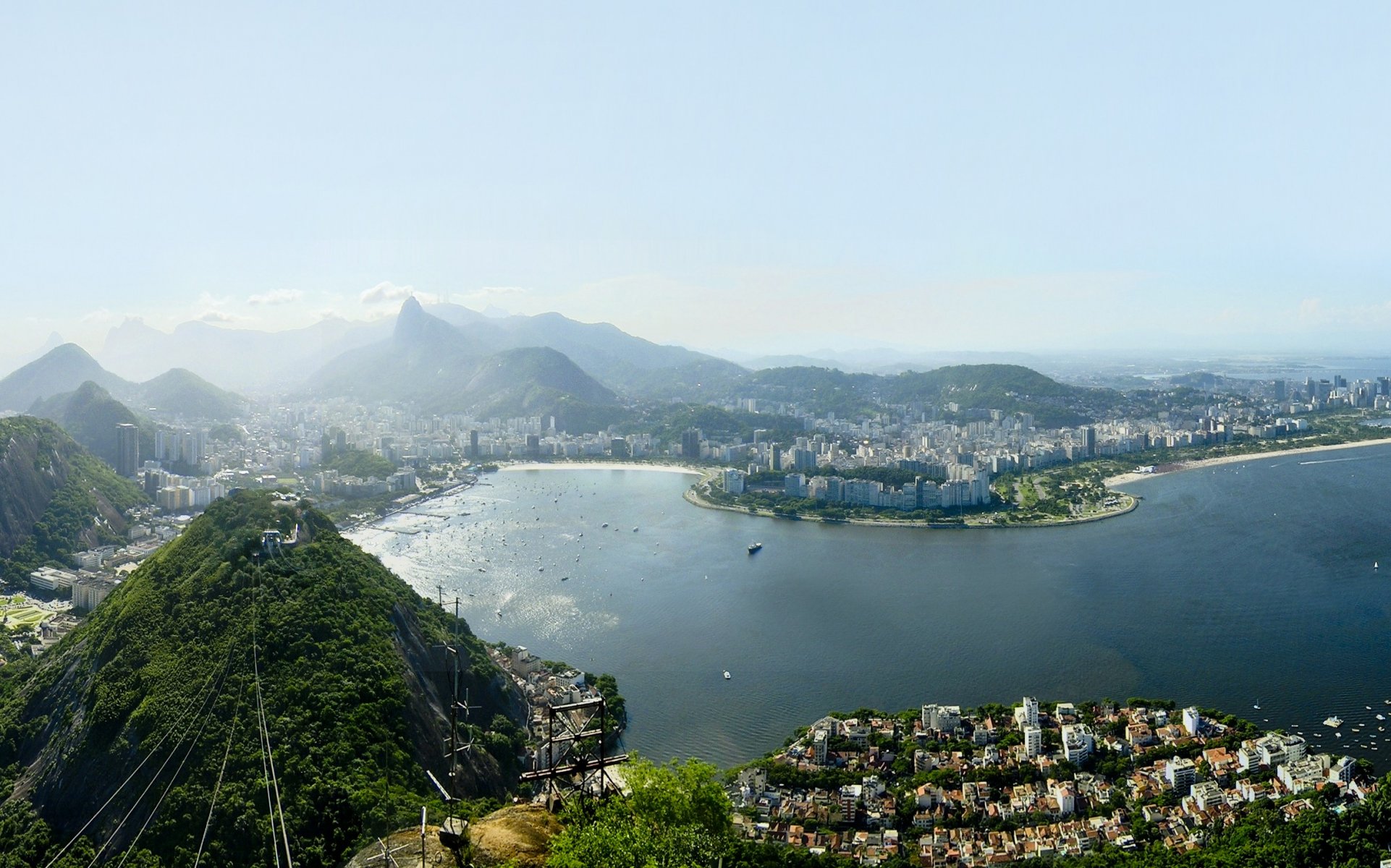 rio de janeiro rio de janeiro brasilien bucht ozean mitity stadt wolkenkratzer hochhäuser bewegung foto himmel wolken hintergrundbilder