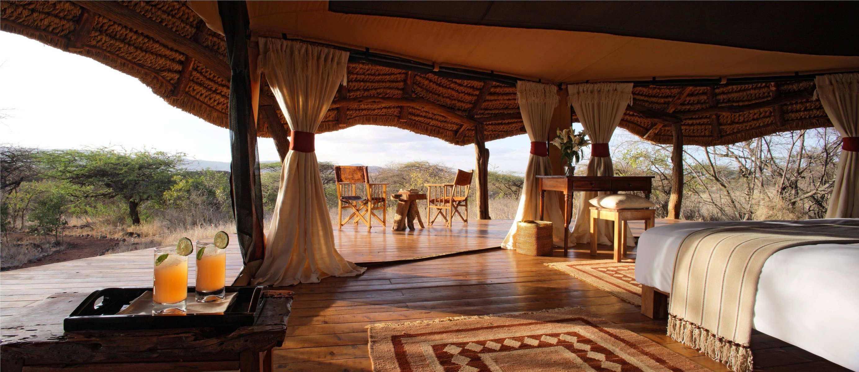 innenraum glamping interior safari glamping zelt stil design