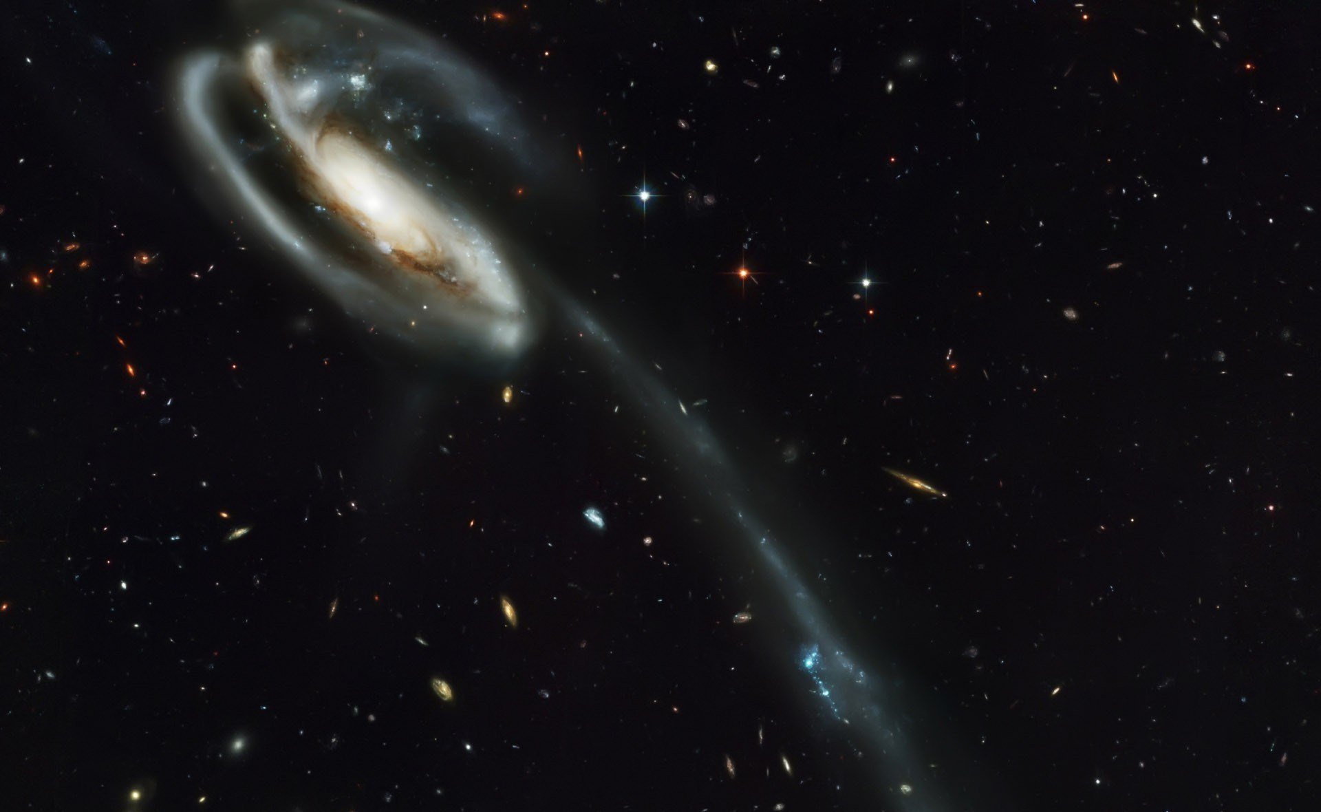galaxie klein weit entfernt