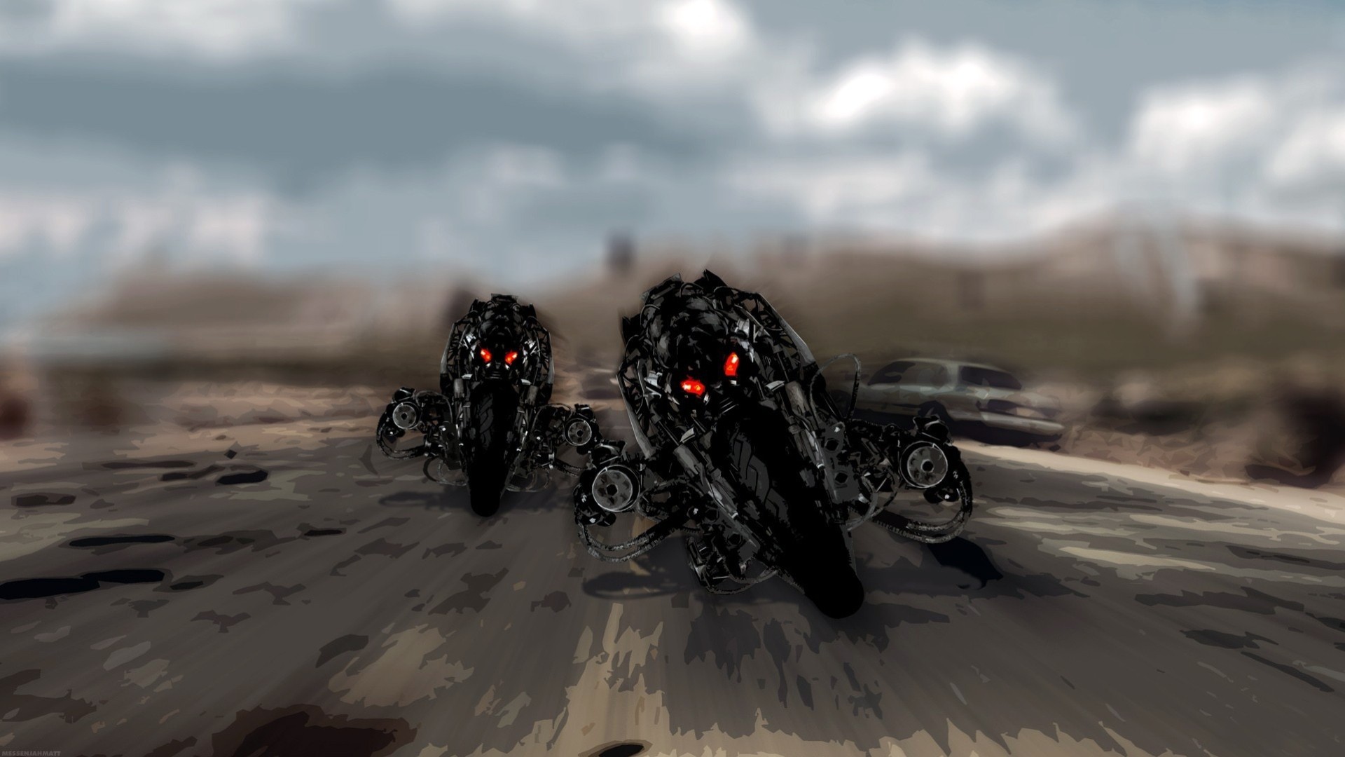 mechanismen terminator roboter fantasie