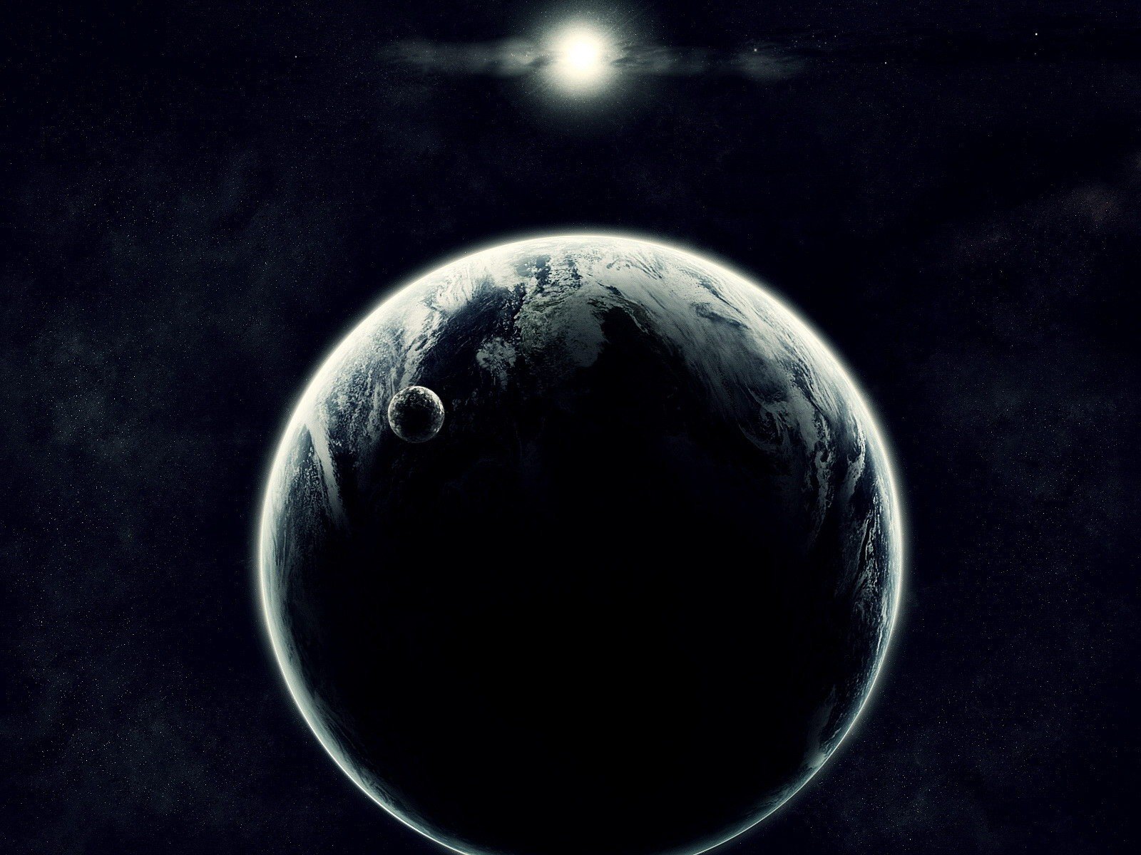 planeten satellit sonne