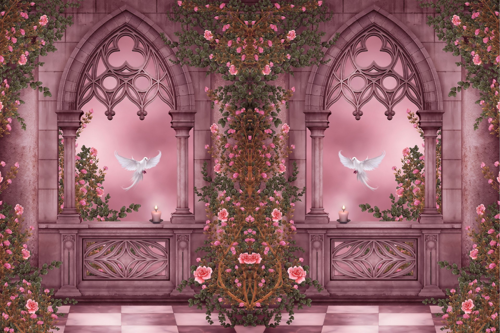 taube sperren blumen fenster