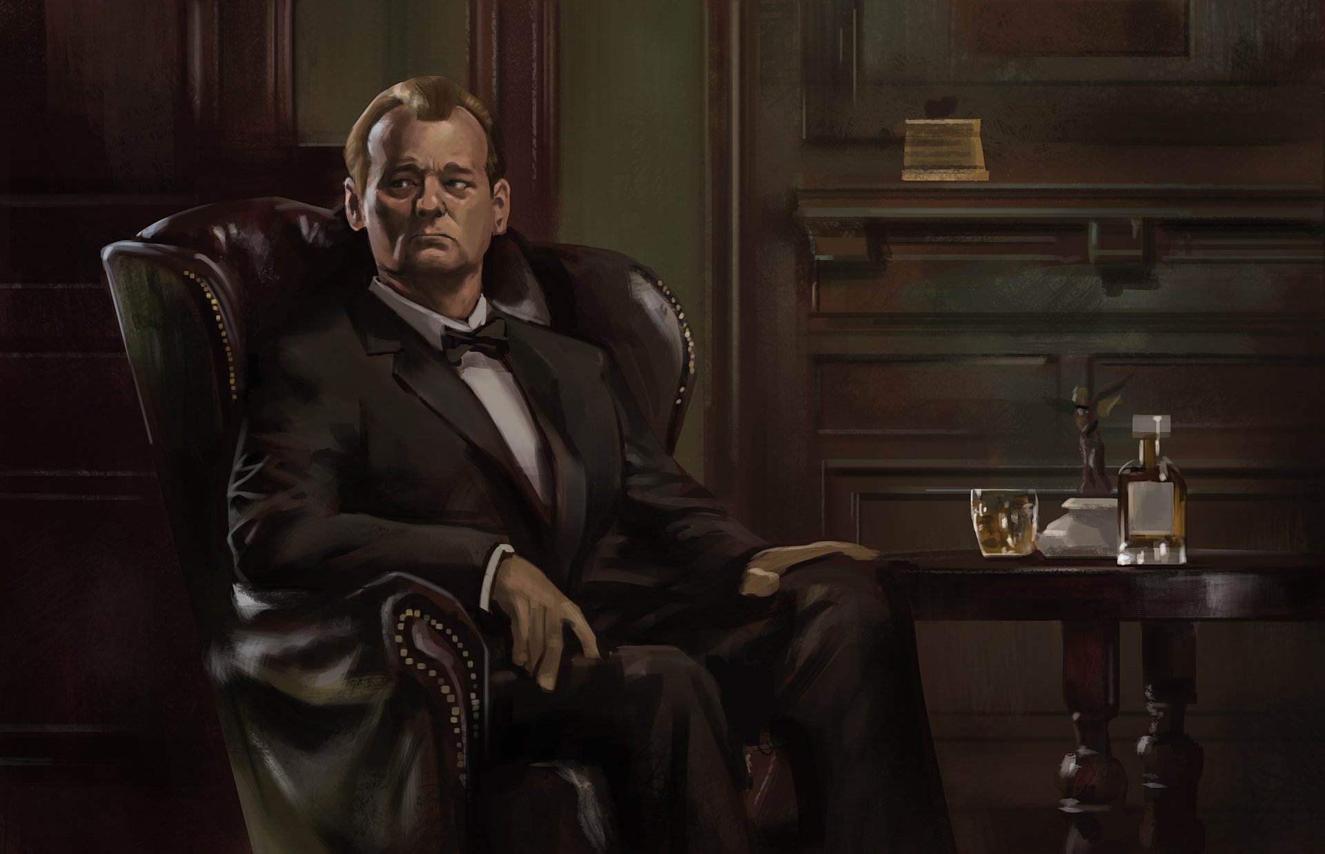 kunst bill murray übersetzungsschwierigkeiten schauspieler männlich sessel whisky alkohol