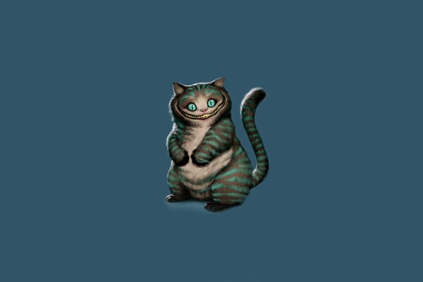 Die Cheshire-Katze von Alice im Wunderland
