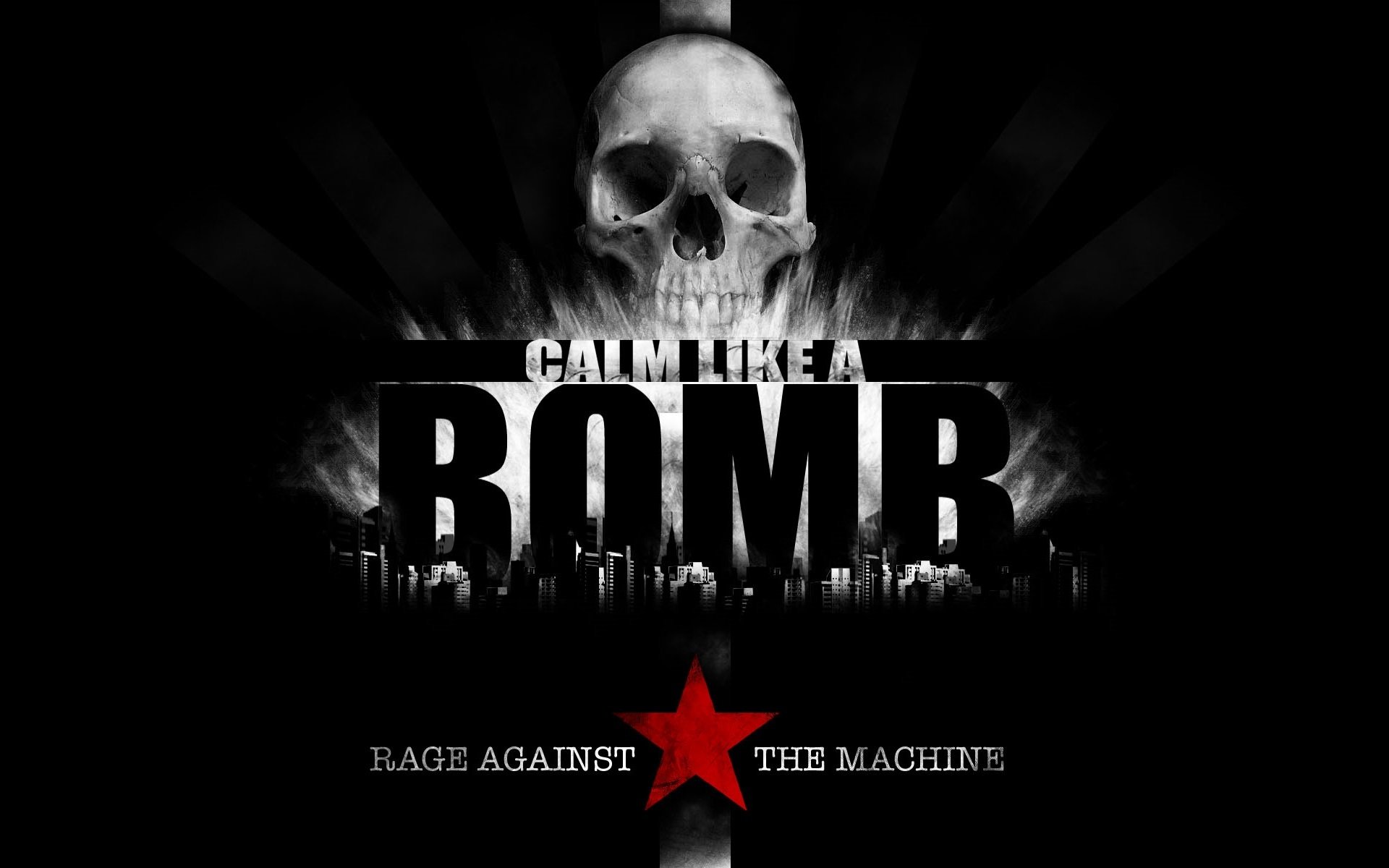 musik wut against the machine ruhig wie eine bombe schädel stern rapcore rap metall funck metall alternative metall
