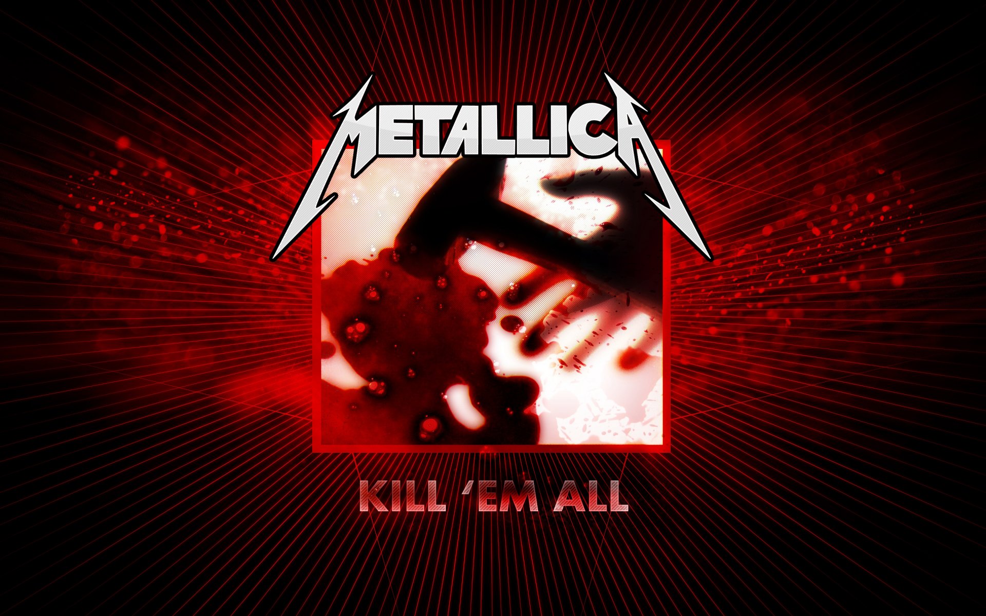 metallica 1983 erstes album cover töte sie alle