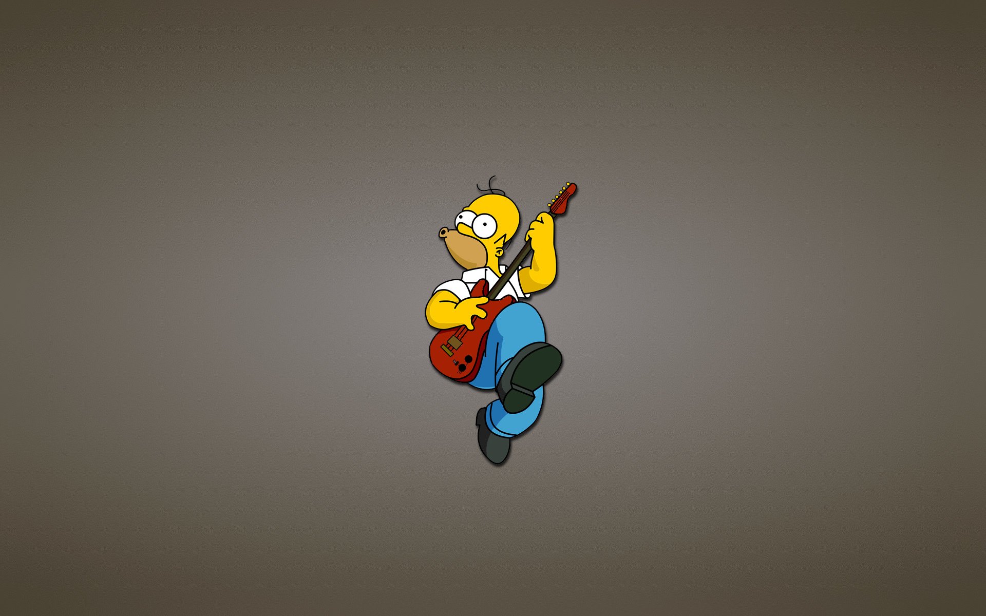simpsons gitarre rot homer lustig homer simpson