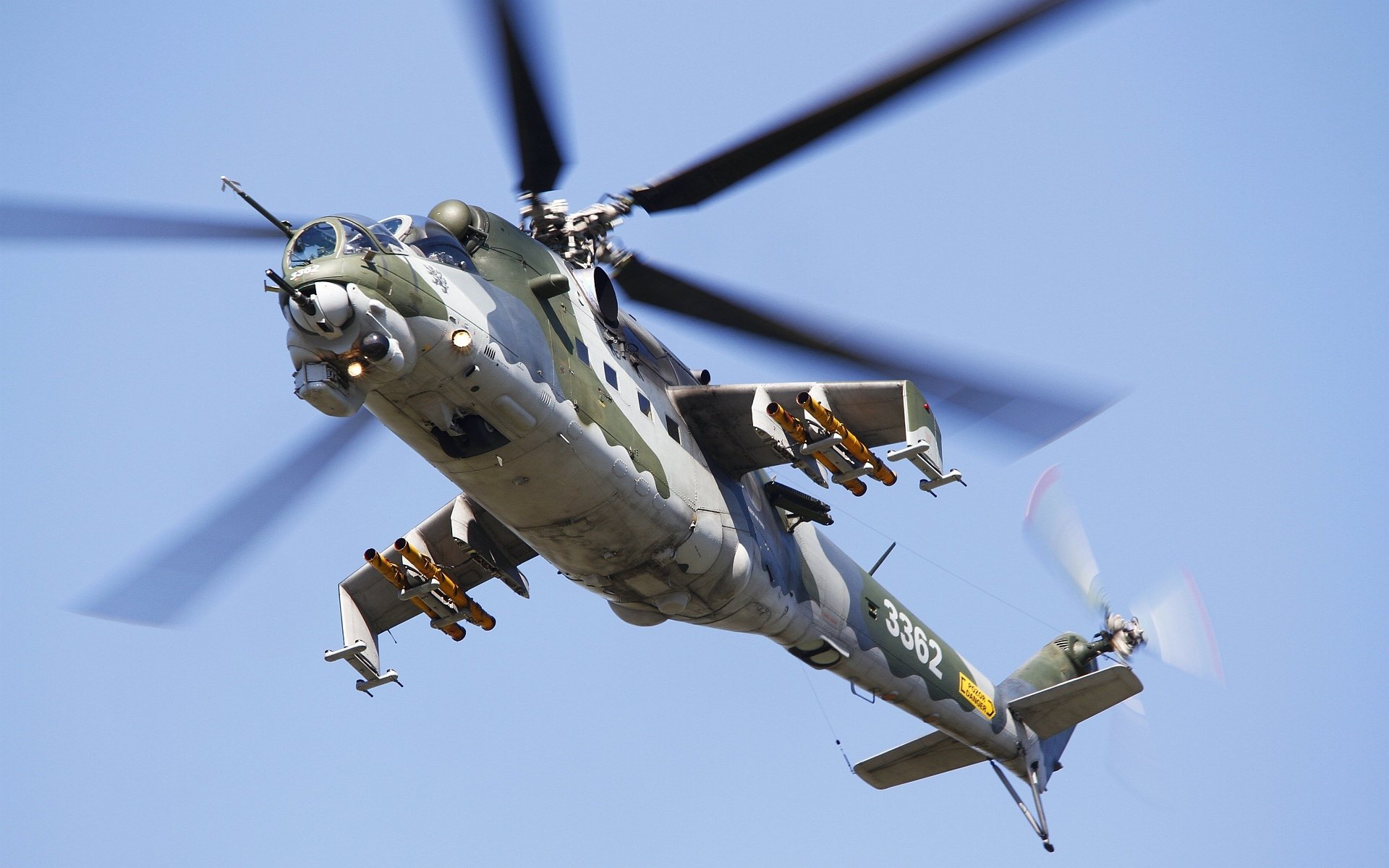 mi-24 kampf klingen fliegen