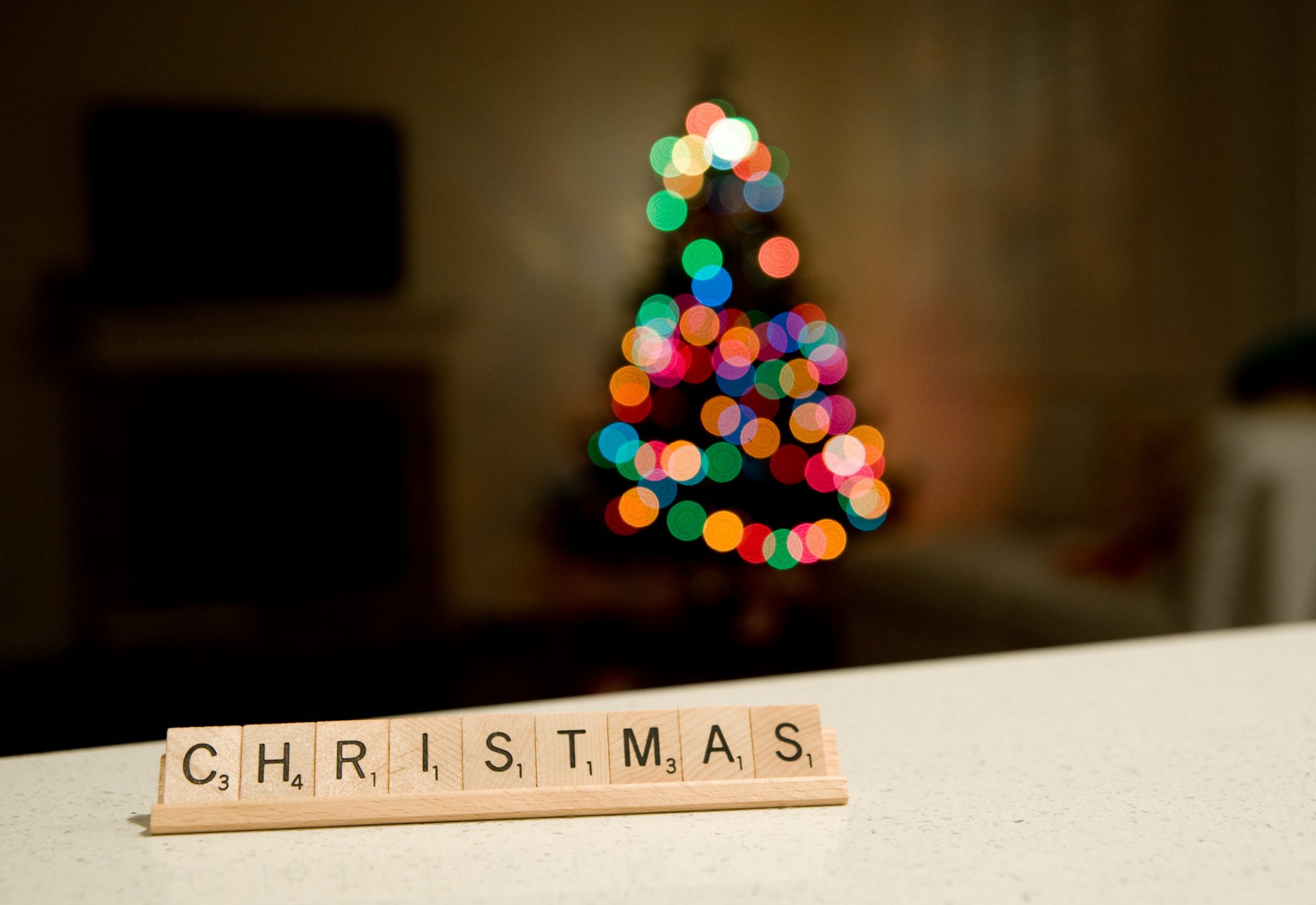 weihnachten bokeh feiertag weihnachtsbaum