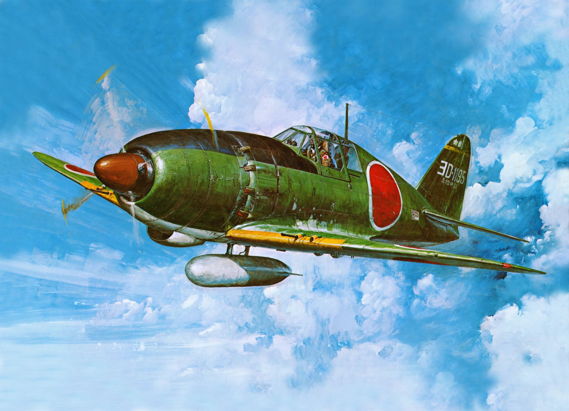 flugzeug krieg nahkampf j2m raiden