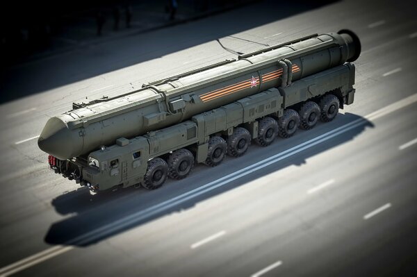 Russlands Feuerkraft bei der Siegesparade