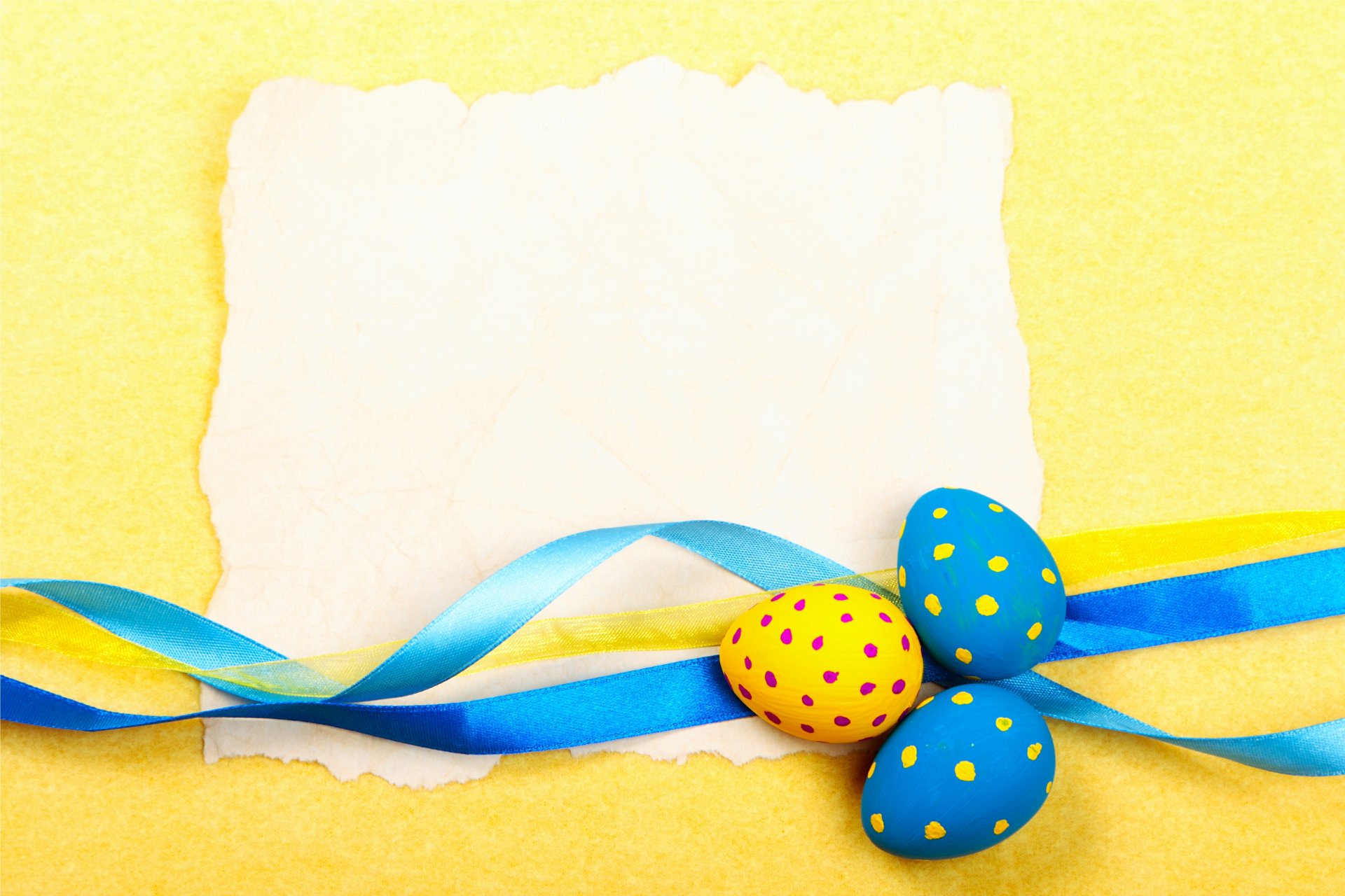 ostern eier karten band