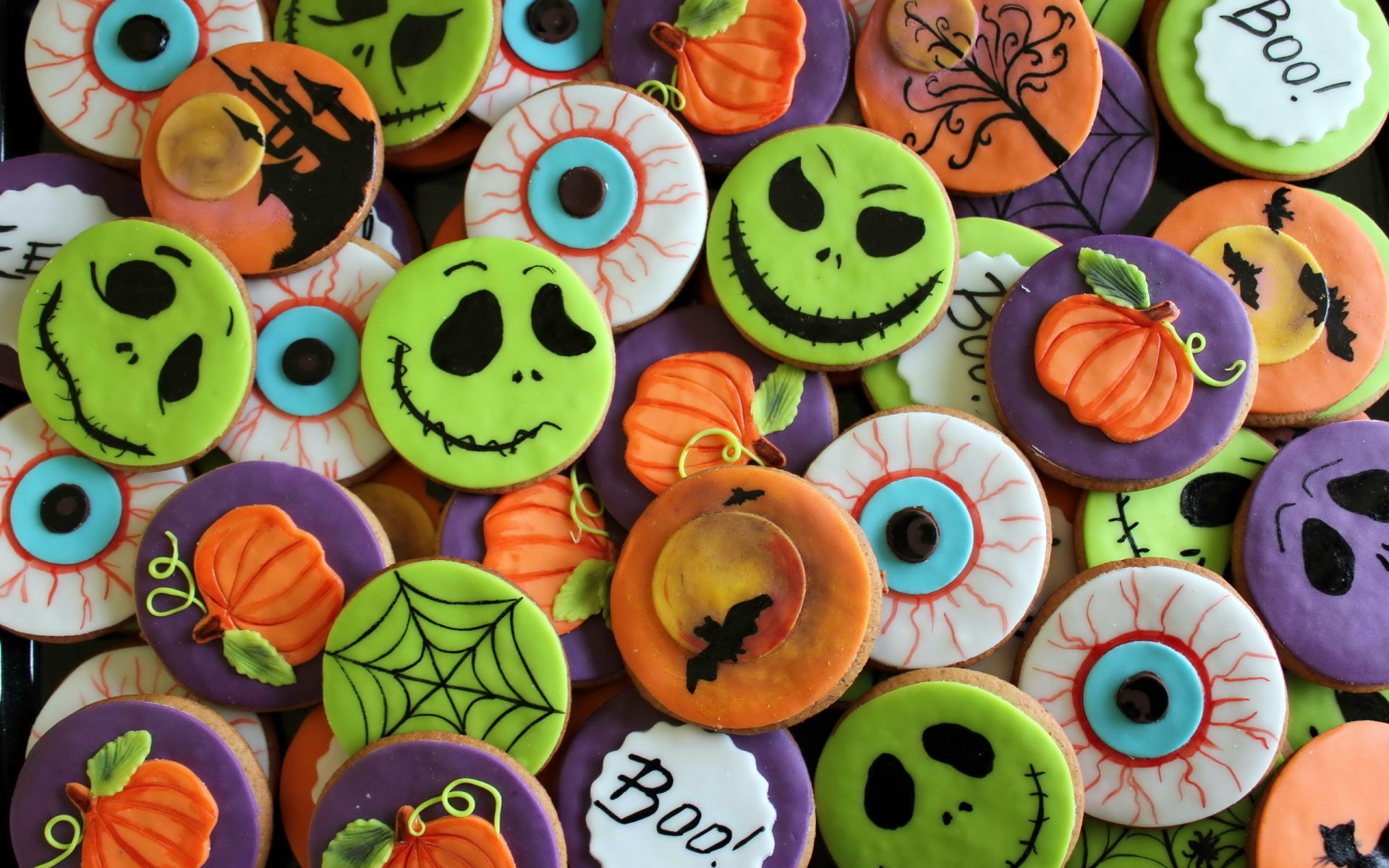 halloween-kekse urlaub hintergrund